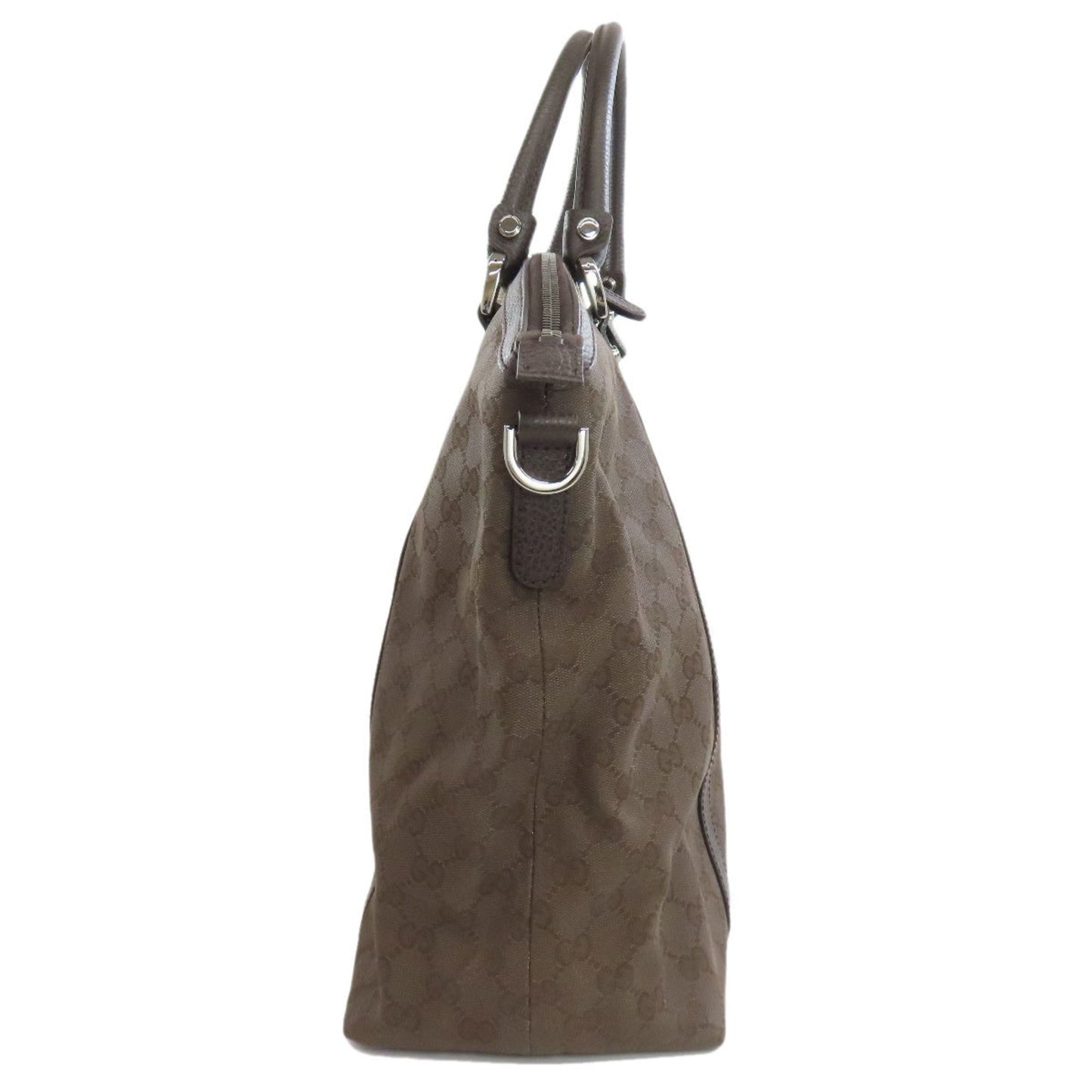 Gucci Canvas Brown Tote Bags