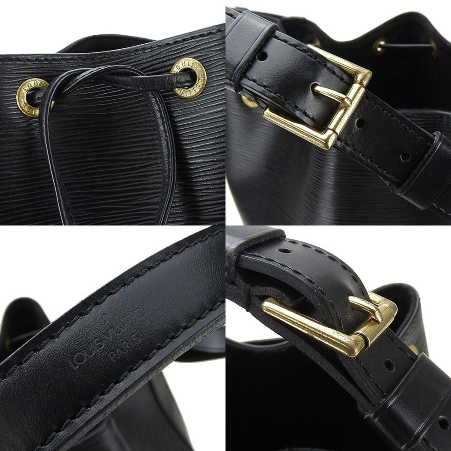 Louis Vuitton Epi Black Shoulder Bags