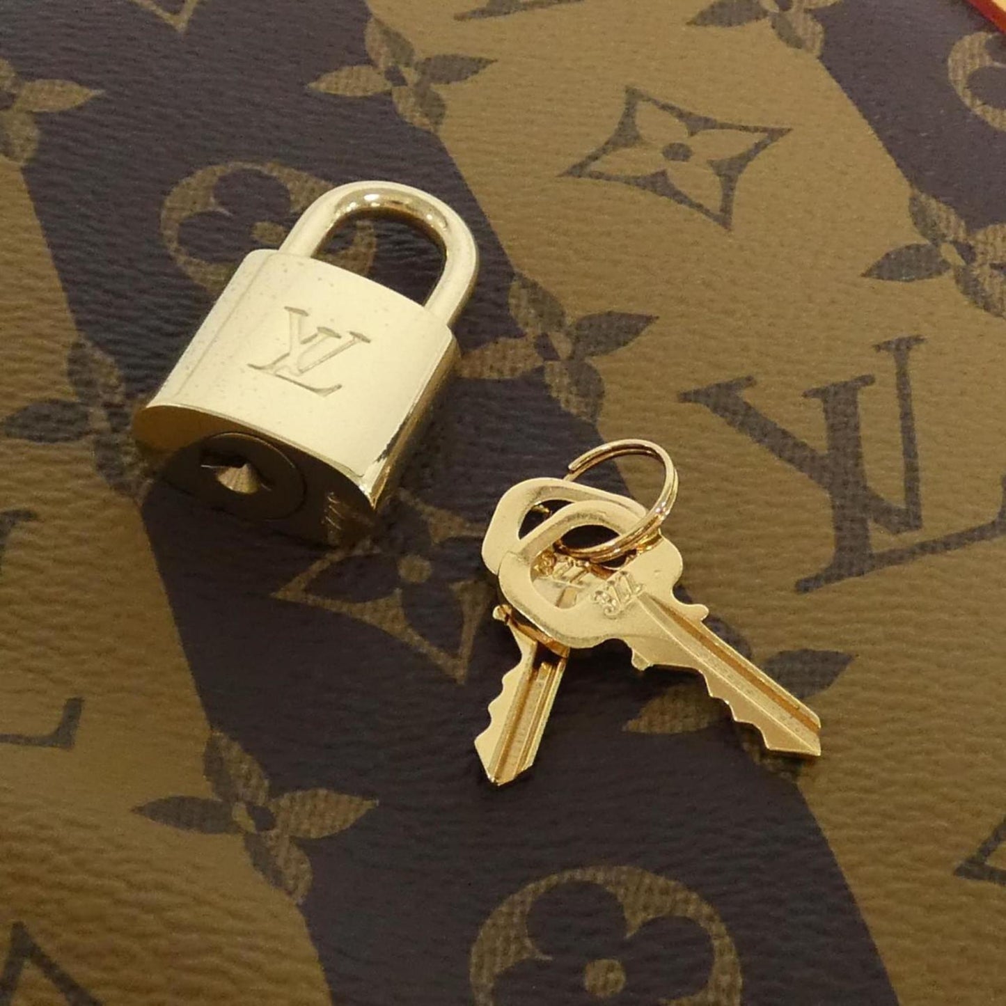 Louis Vuitton Coated Canvas Brown Travel Bags