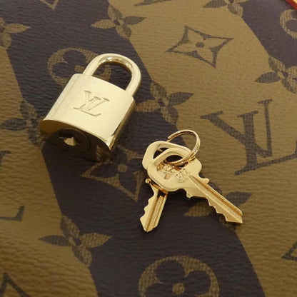 Louis Vuitton Coated Canvas Brown Travel Bags