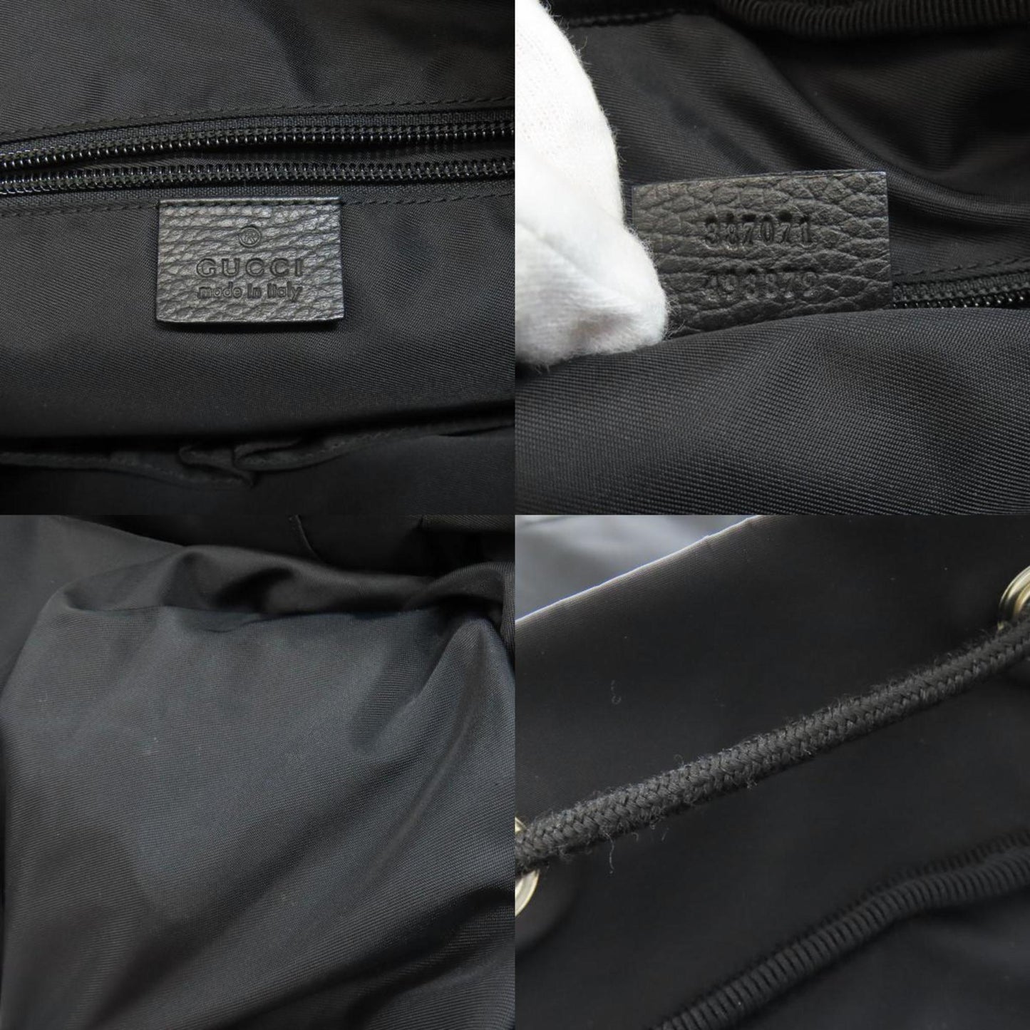 Gucci Nylon Black Backpacks