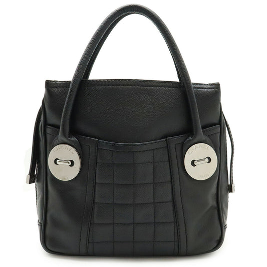 Chanel Calfskin Black Handbags