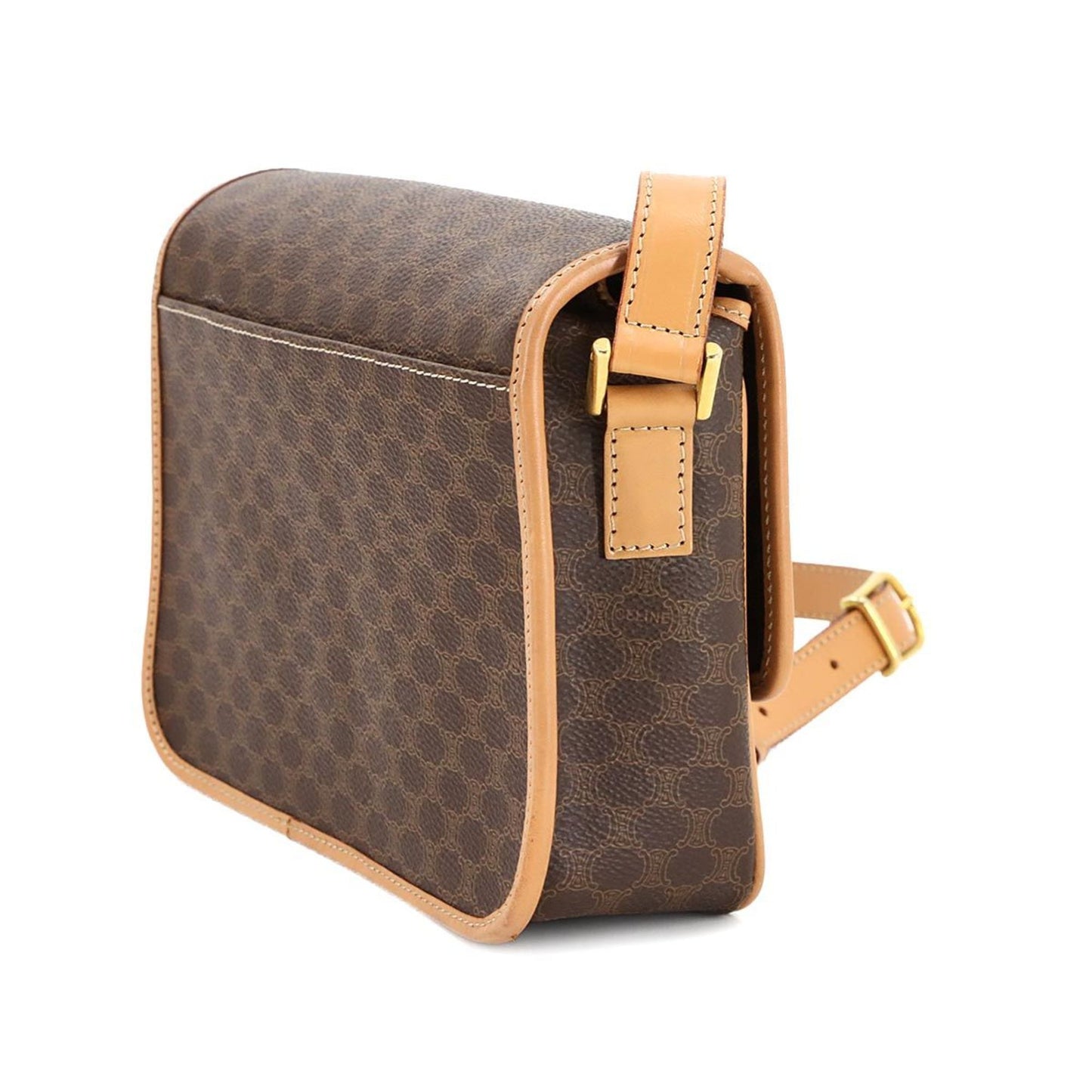 Celine Pvc Brown Shoulder Bags