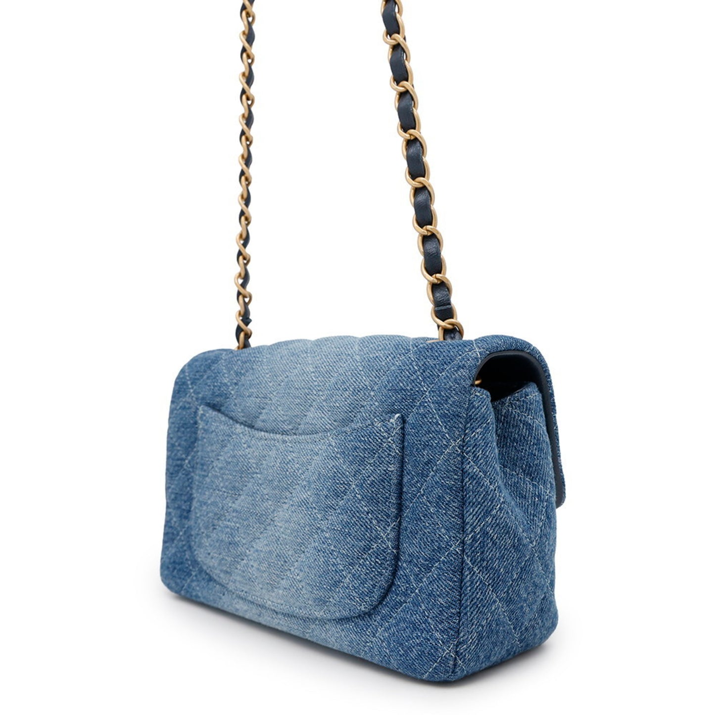 Chanel Denim Blue Shoulder Bags