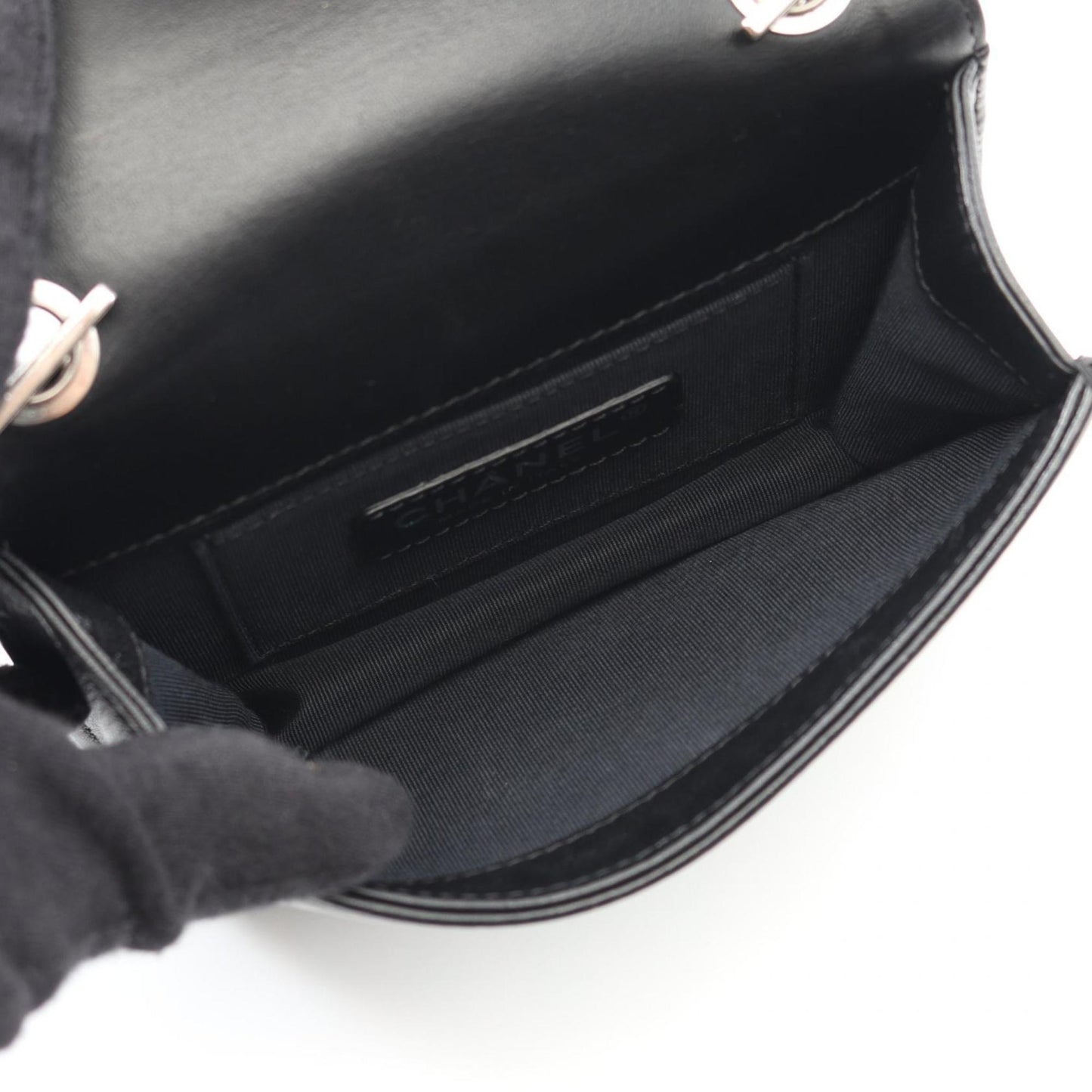 Chanel Patent Black Shoulder Bags
