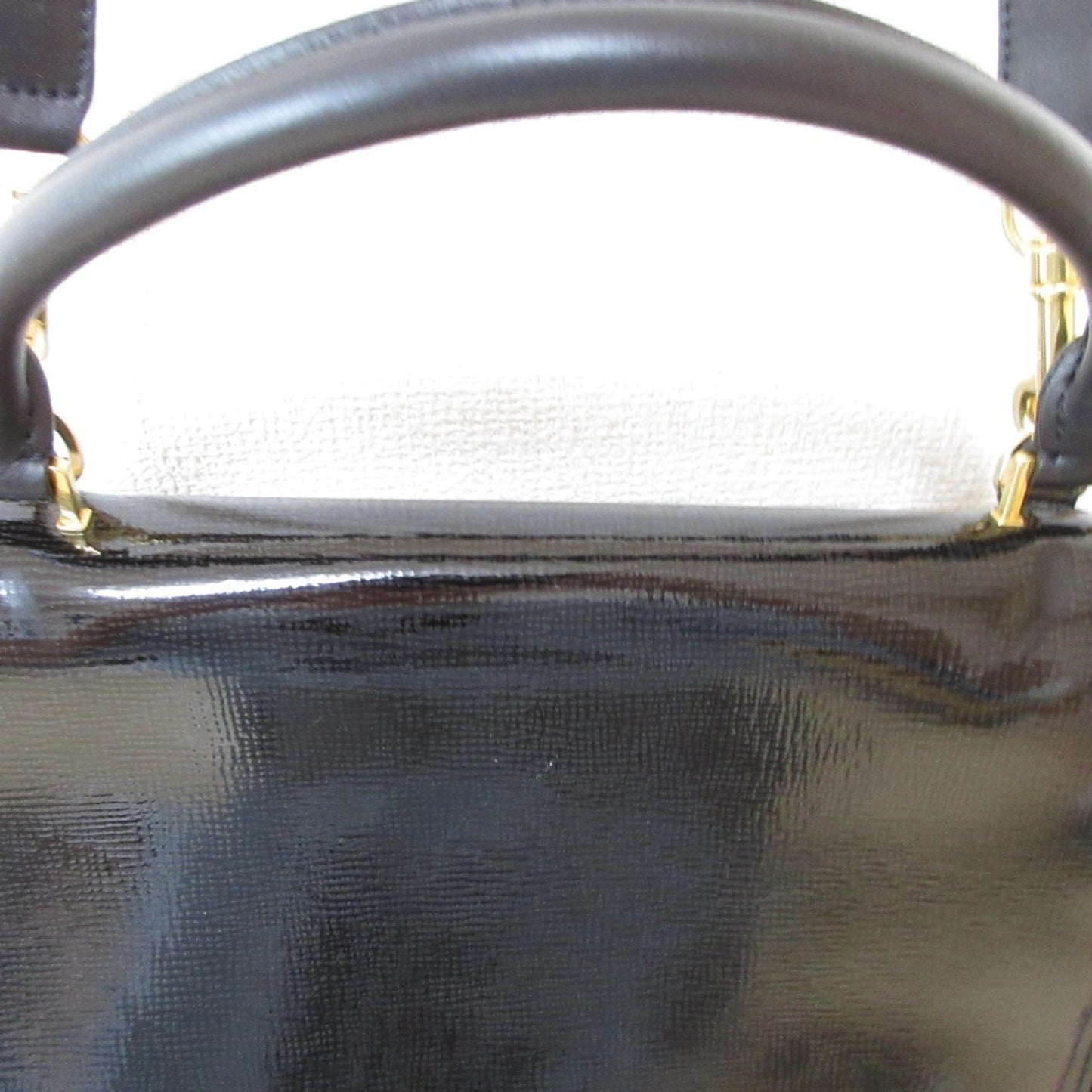Celine Patent Black Handbags