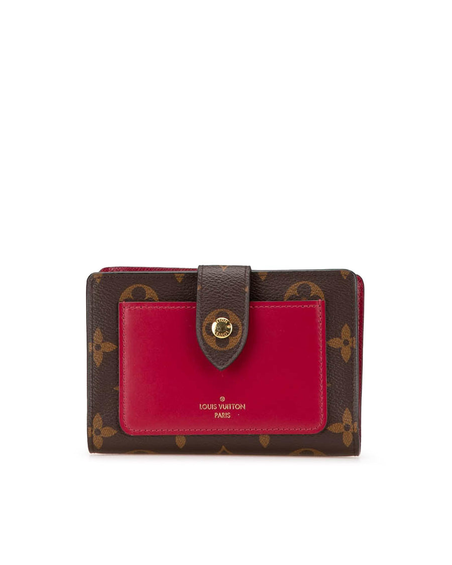 Louis Vuitton Monogram Canvas Wallet with Multiple Compartments