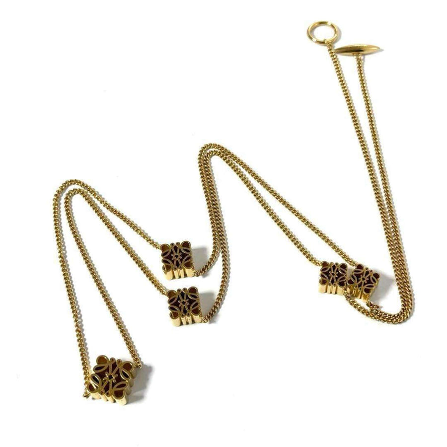 Loewe Anagram Pendant Necklace