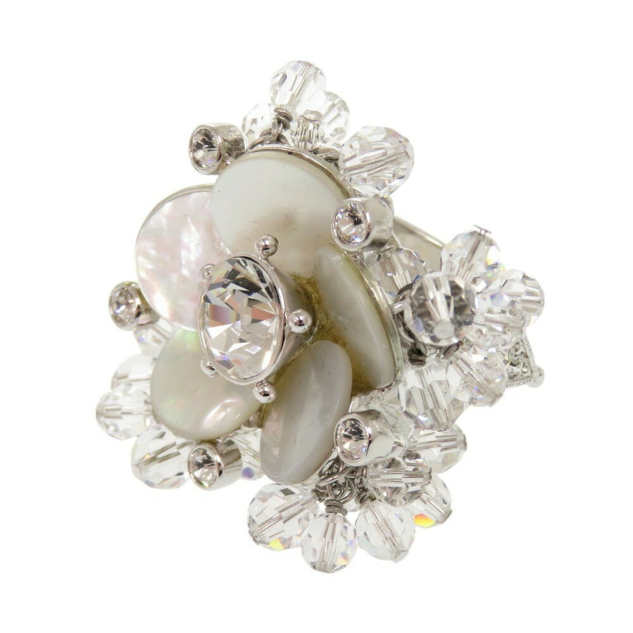 Dior Floral Crystal Cocktail Ring