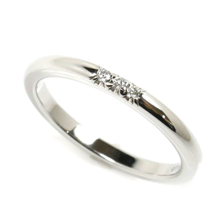 Tiffany & Co. Platinum ThreeStone Diamond Band
