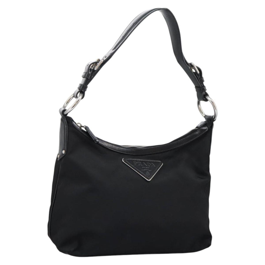 Prada Synthetic Shoulder Bag with Metal Fittings