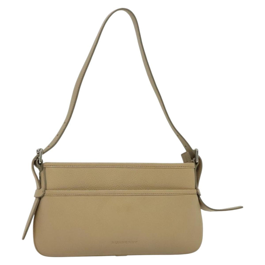 Burberry Leather Shoulder Bag with Slight Scratches and Good Handle Condition