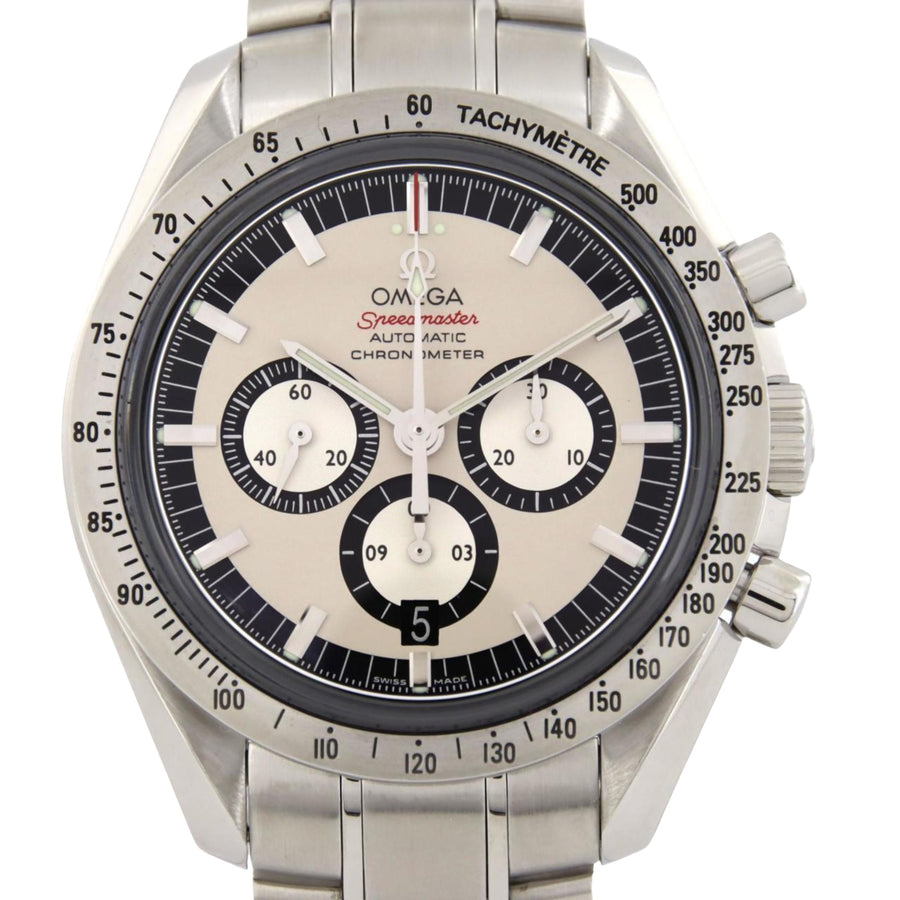 Omega Luxury Swiss Steel Chronograph Watch