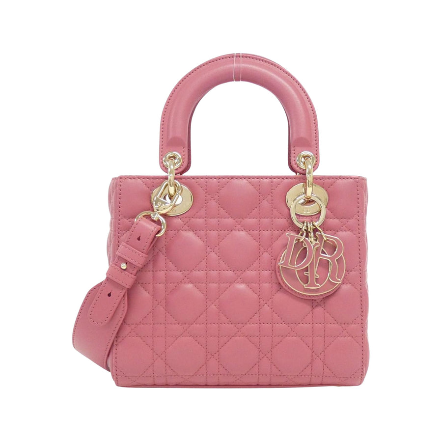 Dior Cannage Lady Leather Handbag with Box and Dust Bag