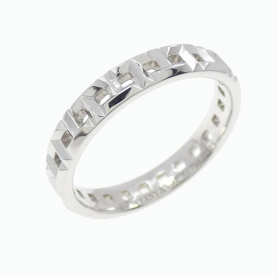 Tiffany & Co. White Gold T True Ring with Minor Scratches