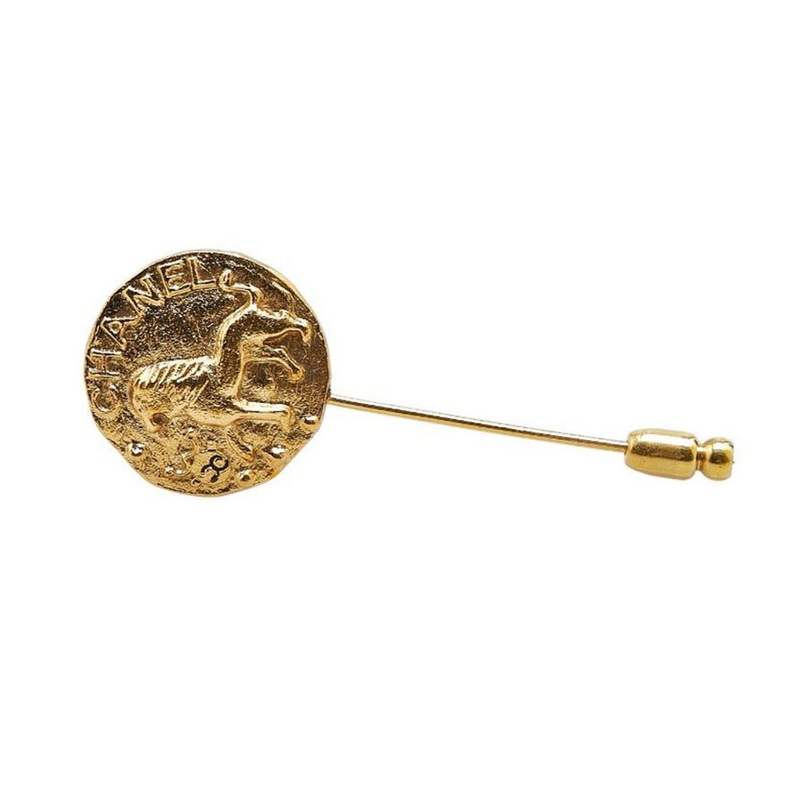 Chanel Lion Coin Pin