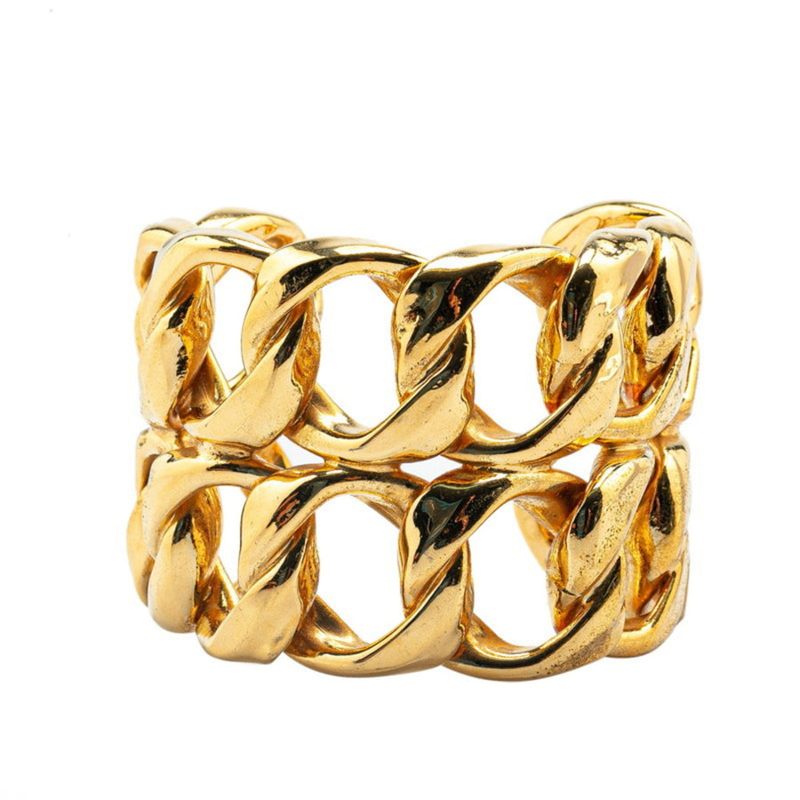 Chanel Chain Link Cuff Bracelet