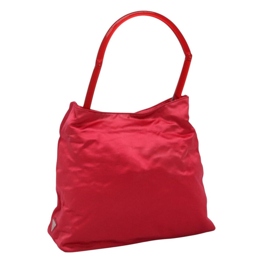 Prada Red Nylon Tote Bag