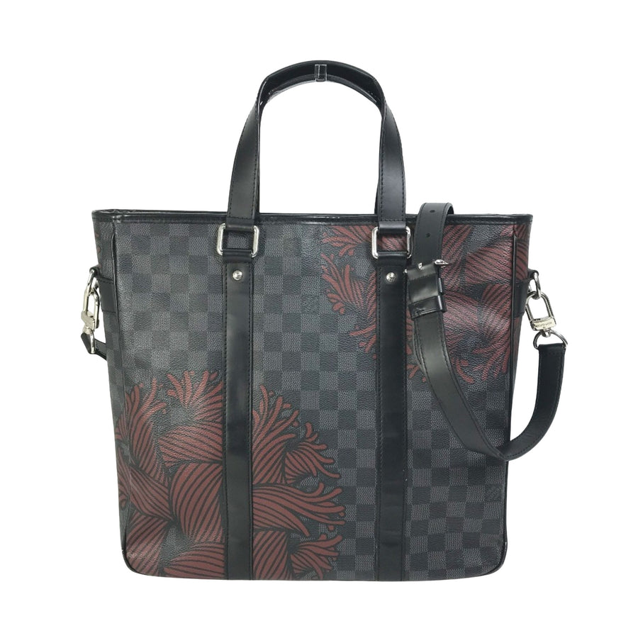 Louis Vuitton Damier Graphite Floral Tote Bag