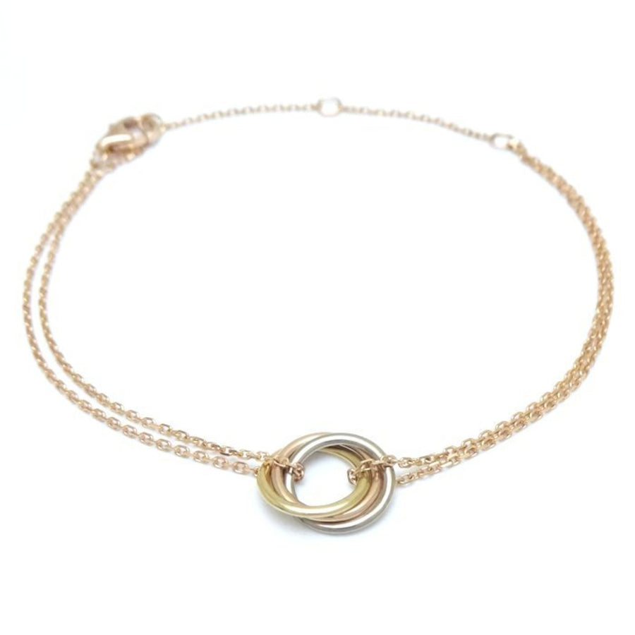 Cartier Trinity Bracelet Interlocking Rings