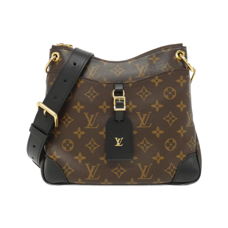 Louis Vuitton Odeon Canvas Shoulder Bag with Dust Bag and Name Tag