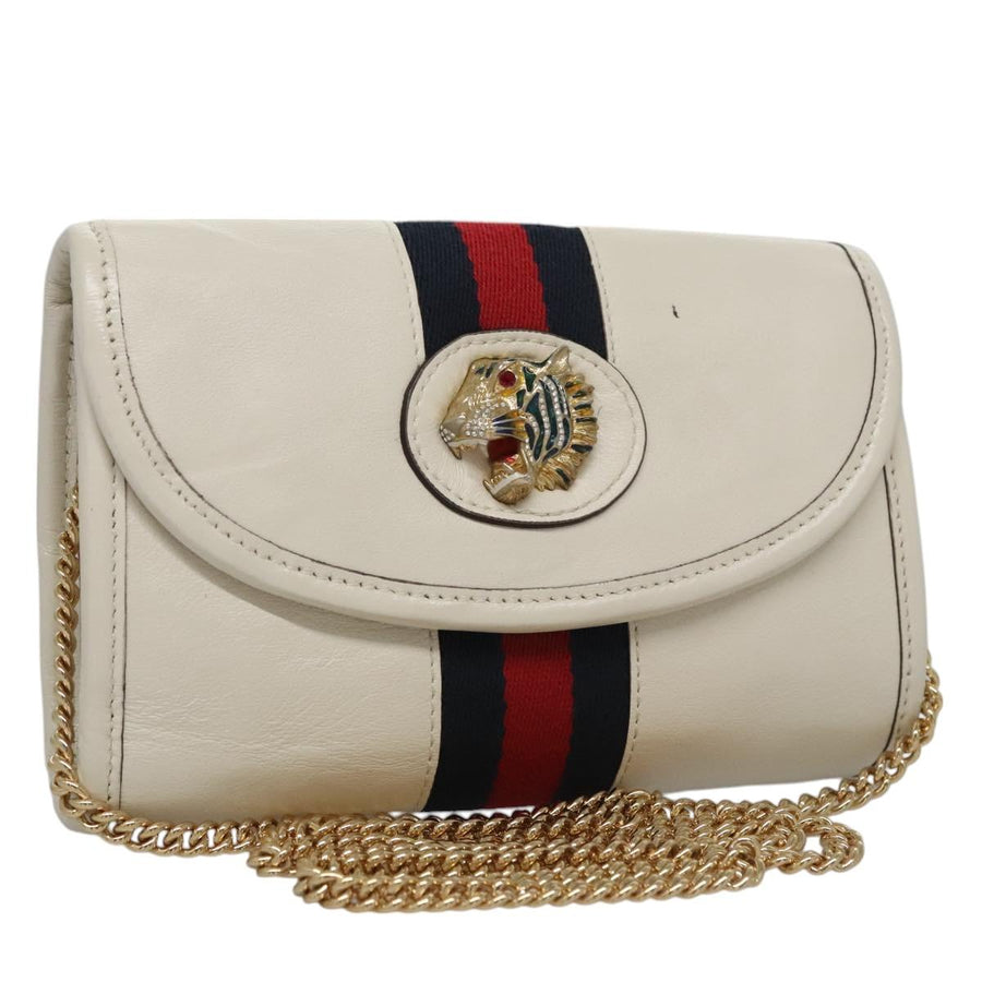 Gucci Tiger Head Leather Chain Bag