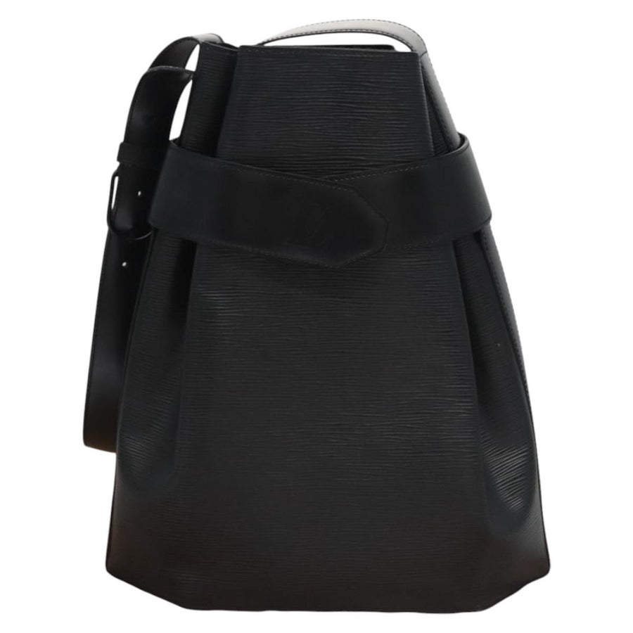 Louis Vuitton Elegant Leather Shoulder Bag with Adjustable Strap