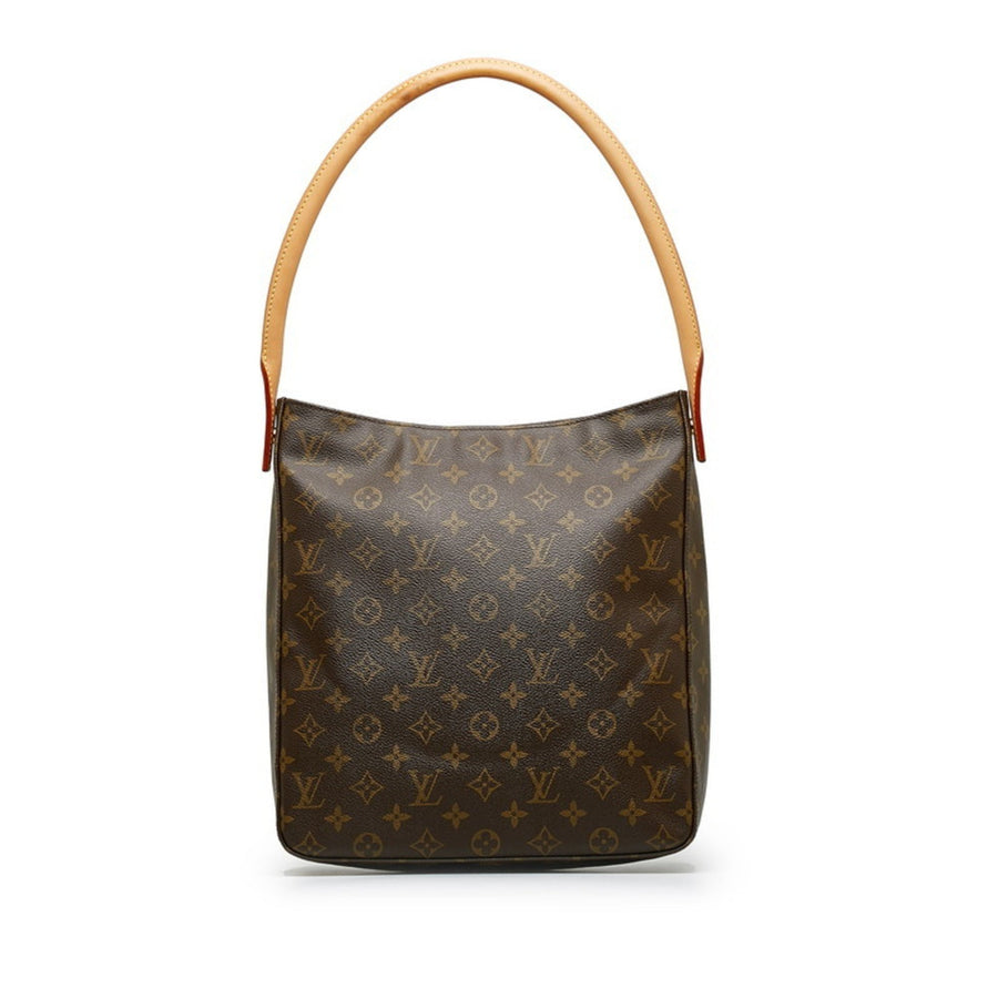 Louis Vuitton Designer Canvas Shoulder Bag with Top Handle