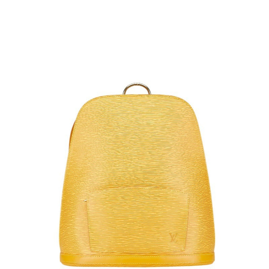 Louis Vuitton Gobelins Leather Backpack with Slight Scratching and Staining