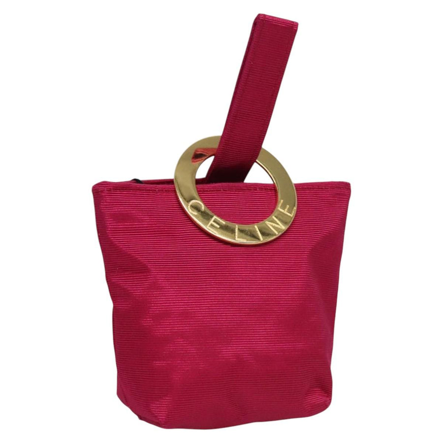 Celine Logo du cercle Synthetic Bag with Minimal Wear