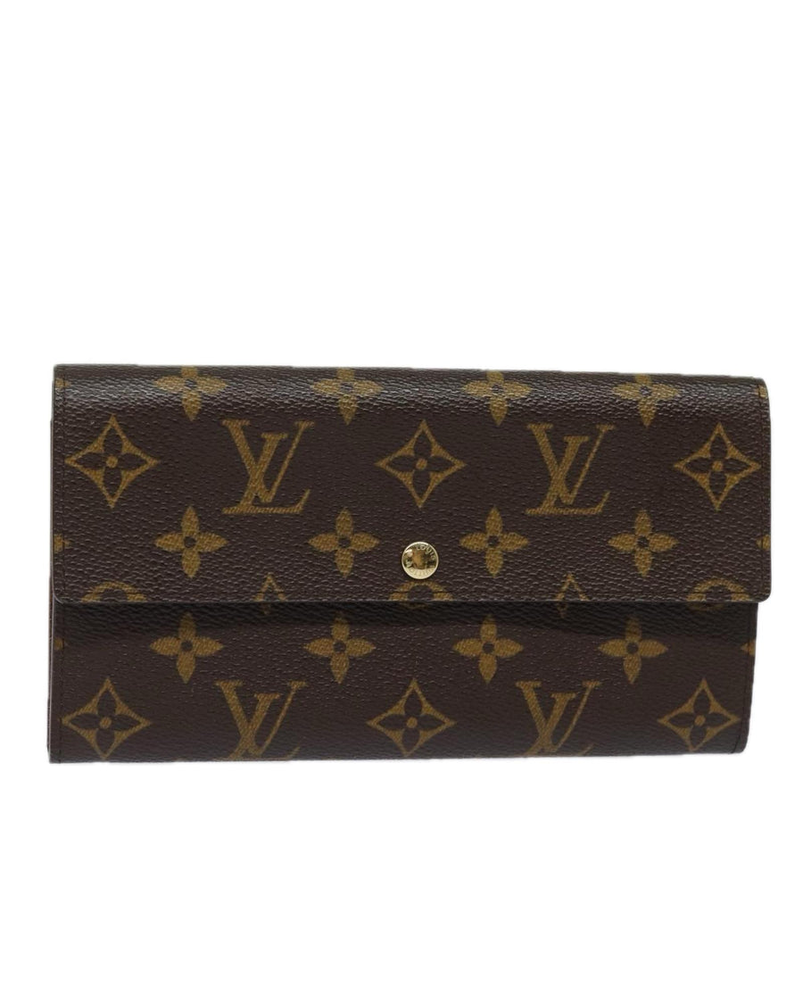 Louis Vuitton Monogram Canvas Pochette Wallet with Dust Bag and Box