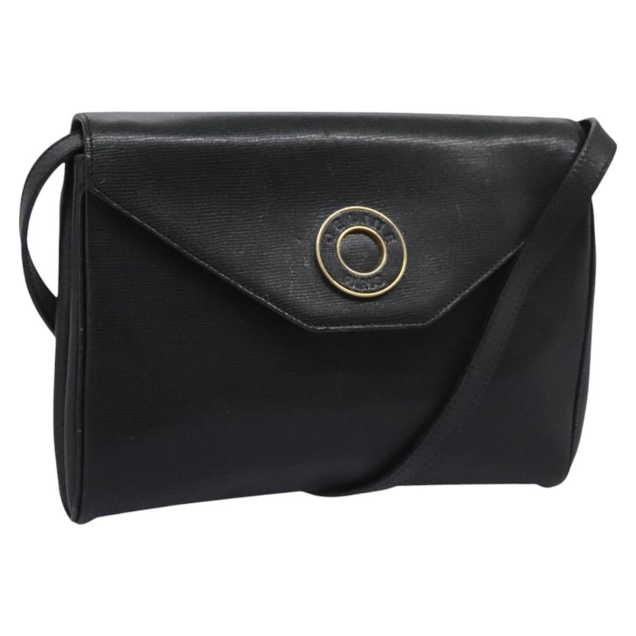 Celine Logo du cercle Leather Bag with Adjustable Strap and Sleek Design