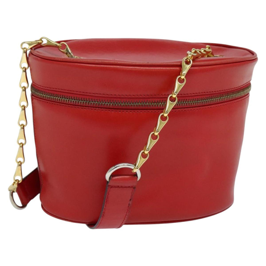 Celine Leather Vanity Bag with Slight Distress Details