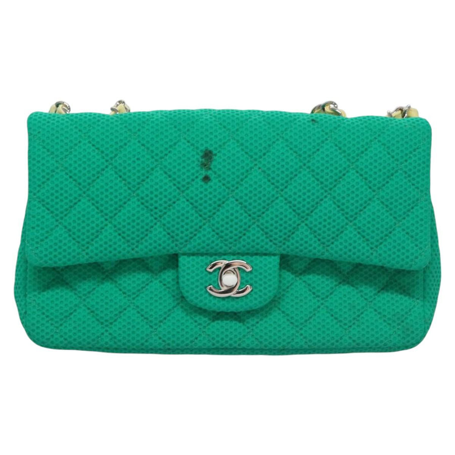 Chanel Cotton Shoulder Bag with Guarantee Card
