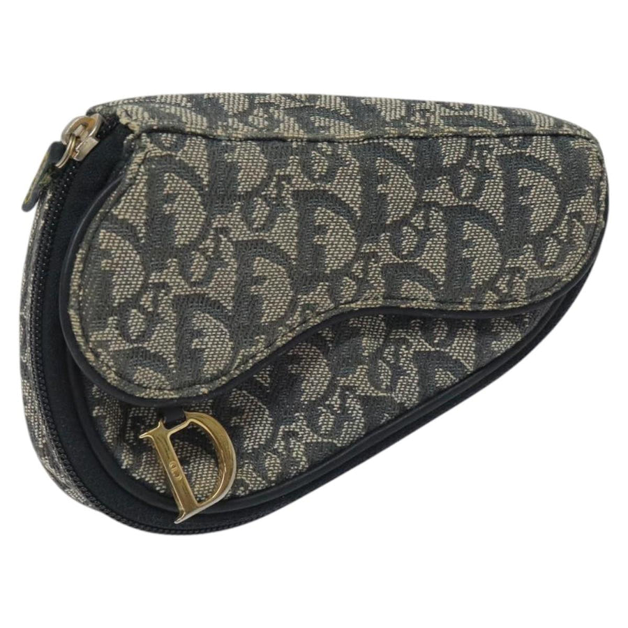 Dior Canvas Saddle Bag with Slight Rubbing and Scratches