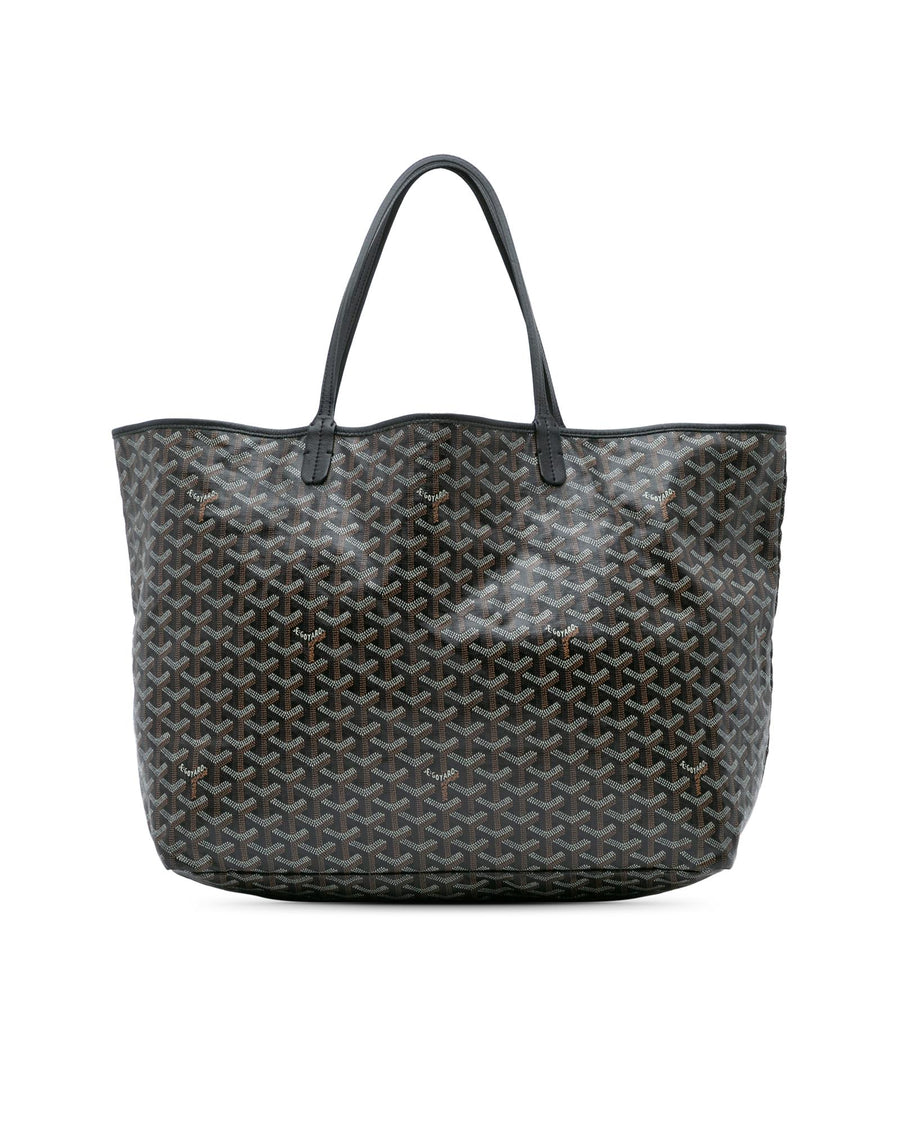 Goyard Coated Canvas Tote with Leather Handles