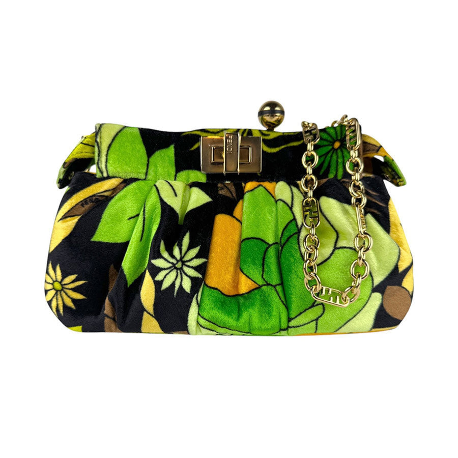 Fendi Velvet Peekaboo Bag in Good Condition