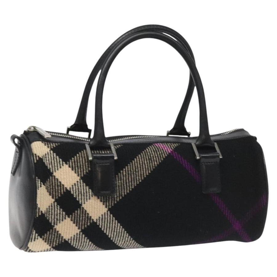 Burberry Supernova Check Wool Handbag with Handle Drop