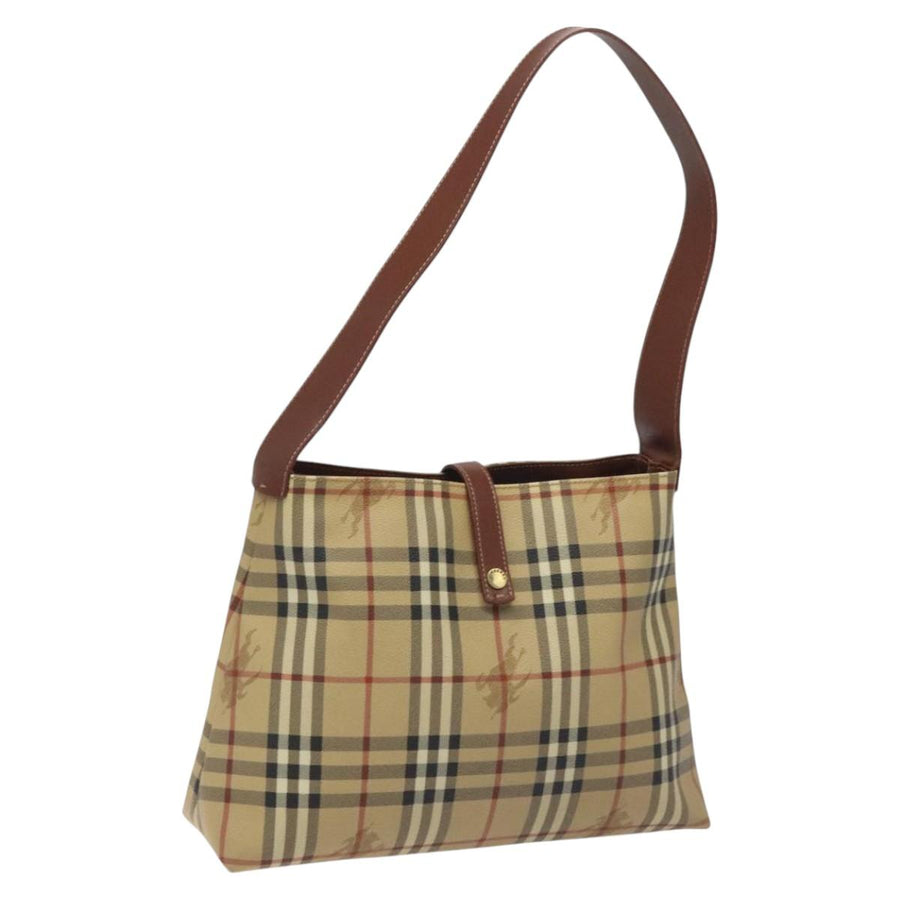 Burberry Nova Check Canvas Shoulder Bag