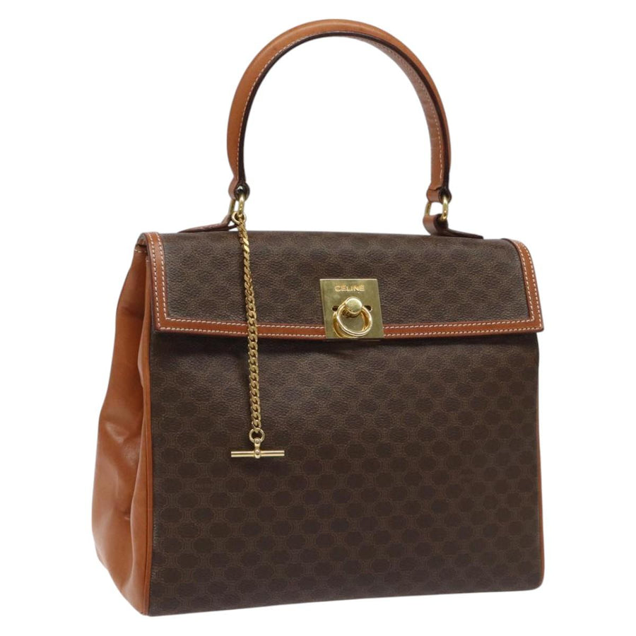 Celine Vintage Canvas Macadam Tote Bag