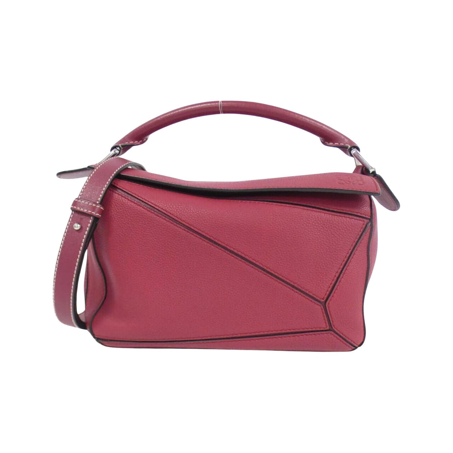 Loewe Leather Shoulder Bag with Dust Bag and Strap