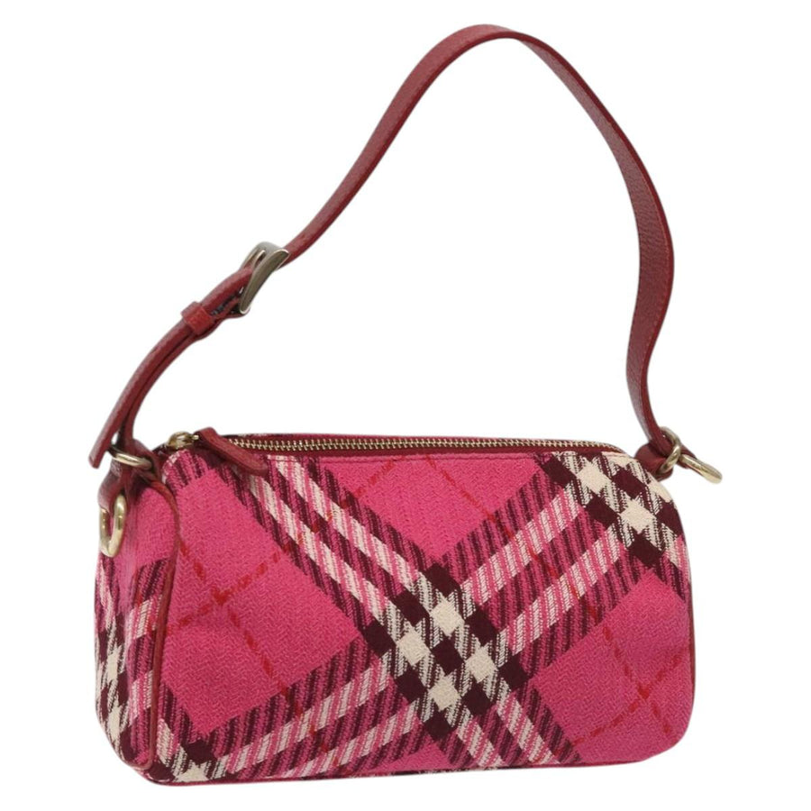Burberry Canvas Check Pattern Tote Bag
