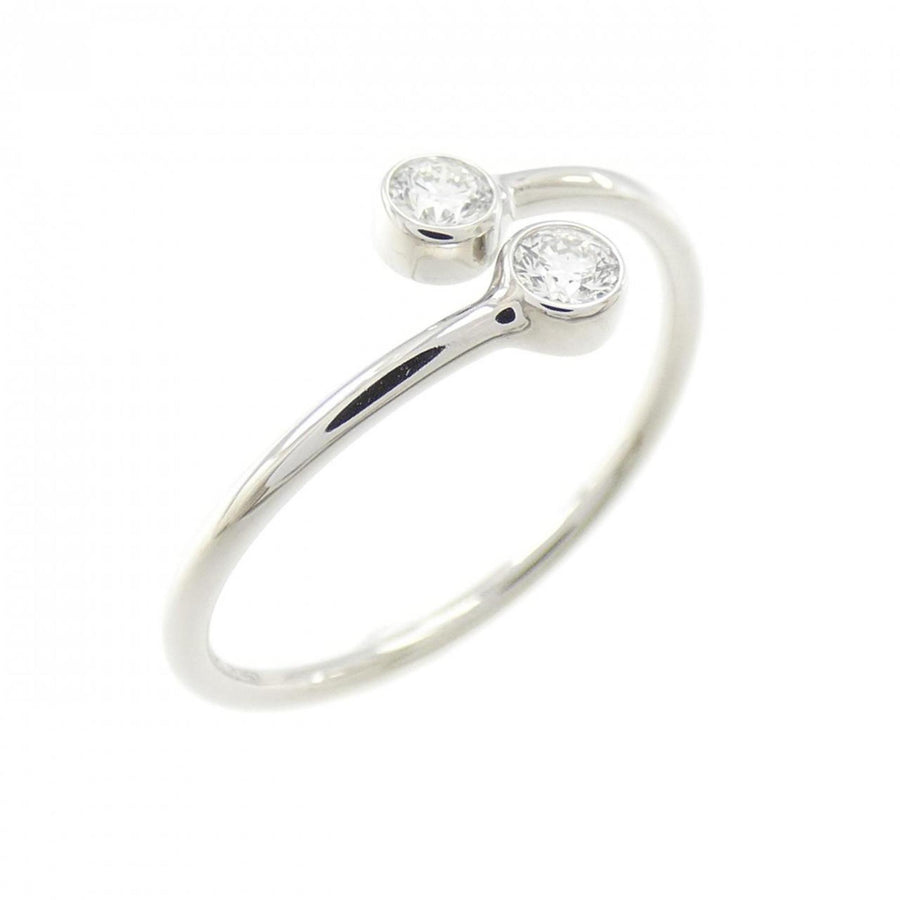 Tiffany & Co. Platinum Hoop Earrings with Slight Scratches