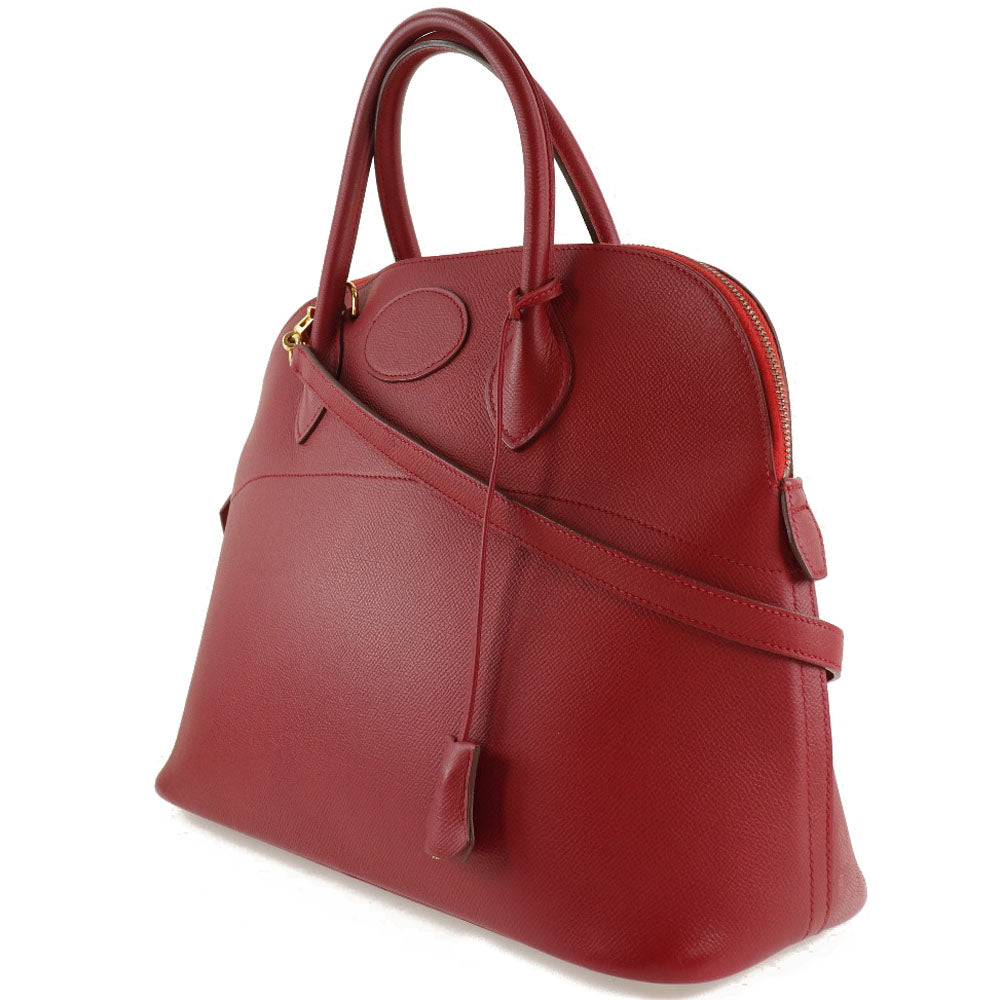 Hermès Red Leather Bolide