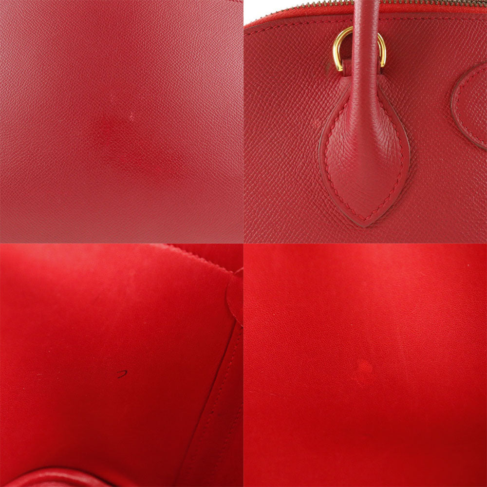 Hermès Red Leather Bolide