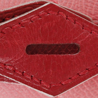 Hermès Red Leather Bolide