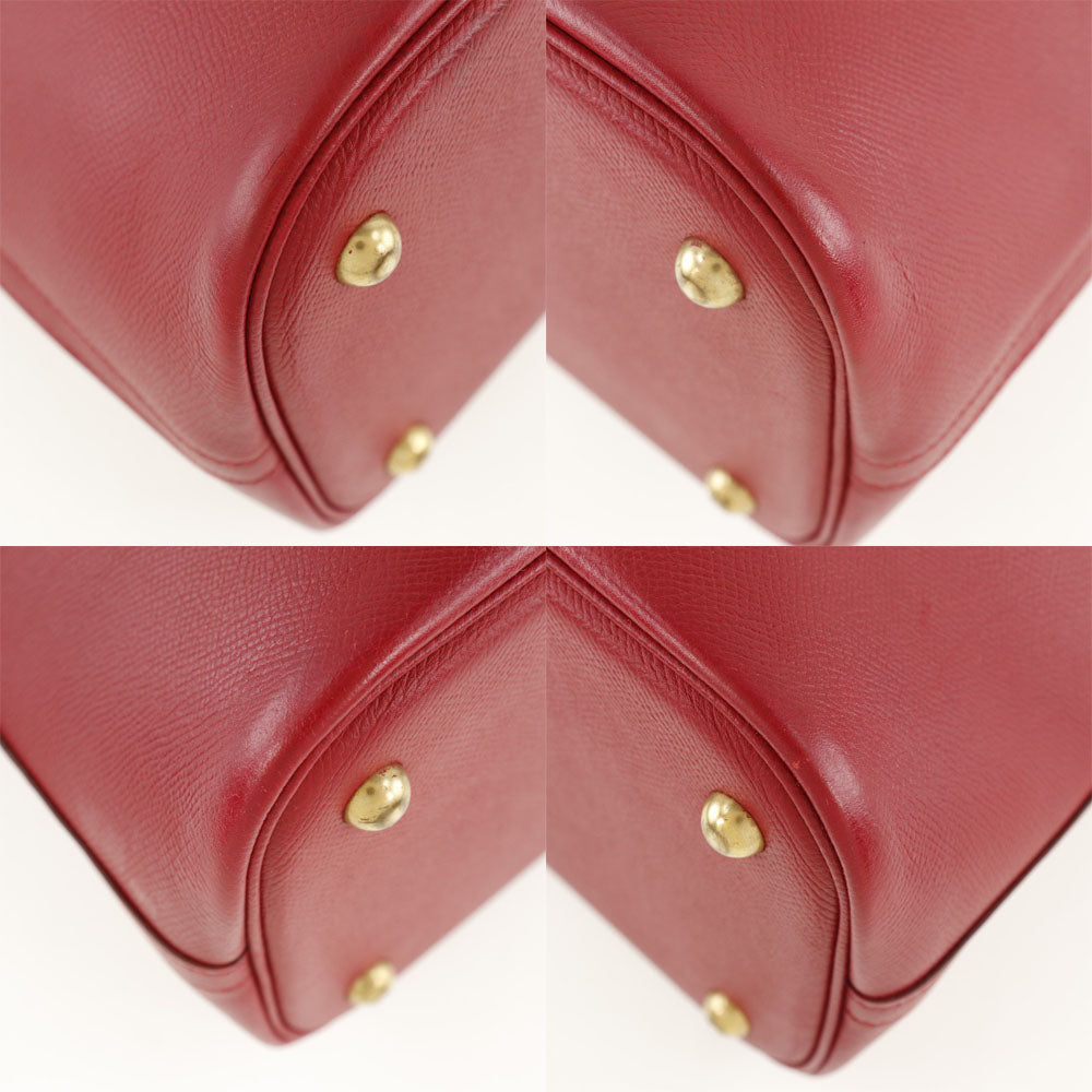 Hermès Red Leather Bolide