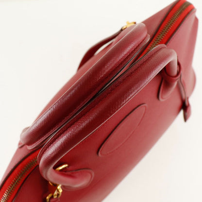 Hermès Red Leather Bolide