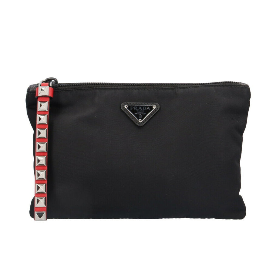 Prada Elektra Synthetic Handbag with Metal Fittings