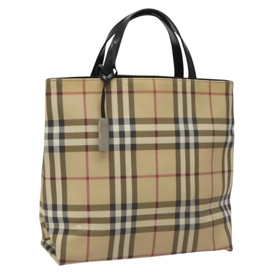 Burberry Nova Check Canvas Tote Bag
